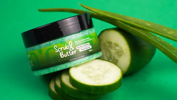 Soothe & Shine Face Scrub - Gentle Exfoliation + Natural Glow Boosters 100ml