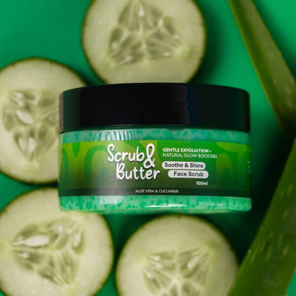 Soothe & Shine Face Scrub - Gentle Exfoliation + Natural Glow Boosters 100ml - Image 2